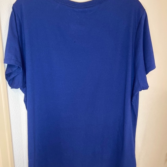 Blue 2017 ALCS 2XL Shirt‎ with Tags - 1 small pin hole in the back - see 2nd pic - Picture 10 of 12